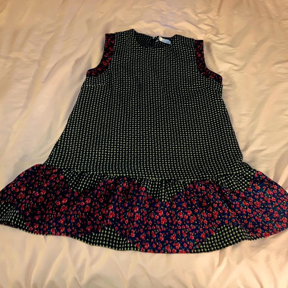 patterned dress.